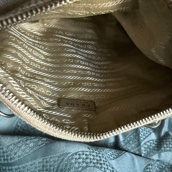 Prada Studded Canapa  Pouch - Picture 10 of 15